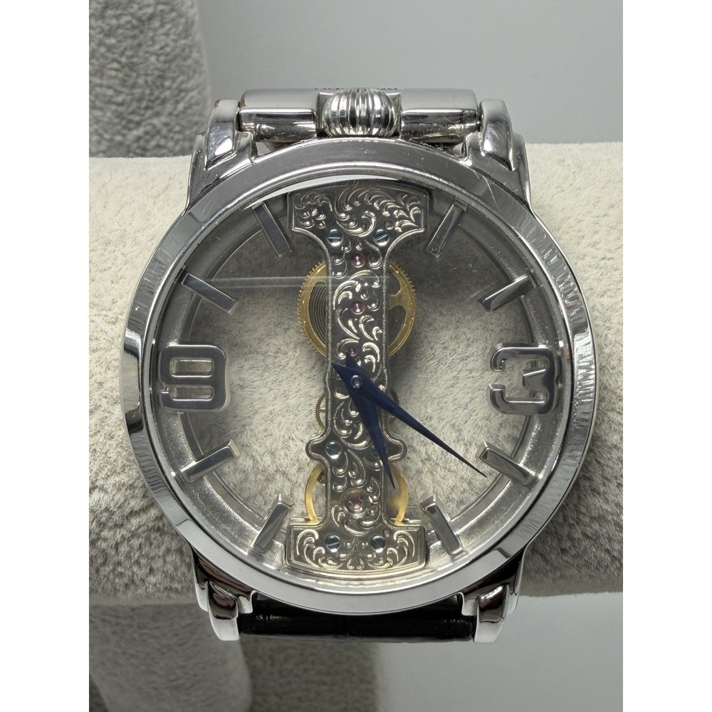 Stuhrling ST-90005 Mens Working Manual Wind Watch 44MM